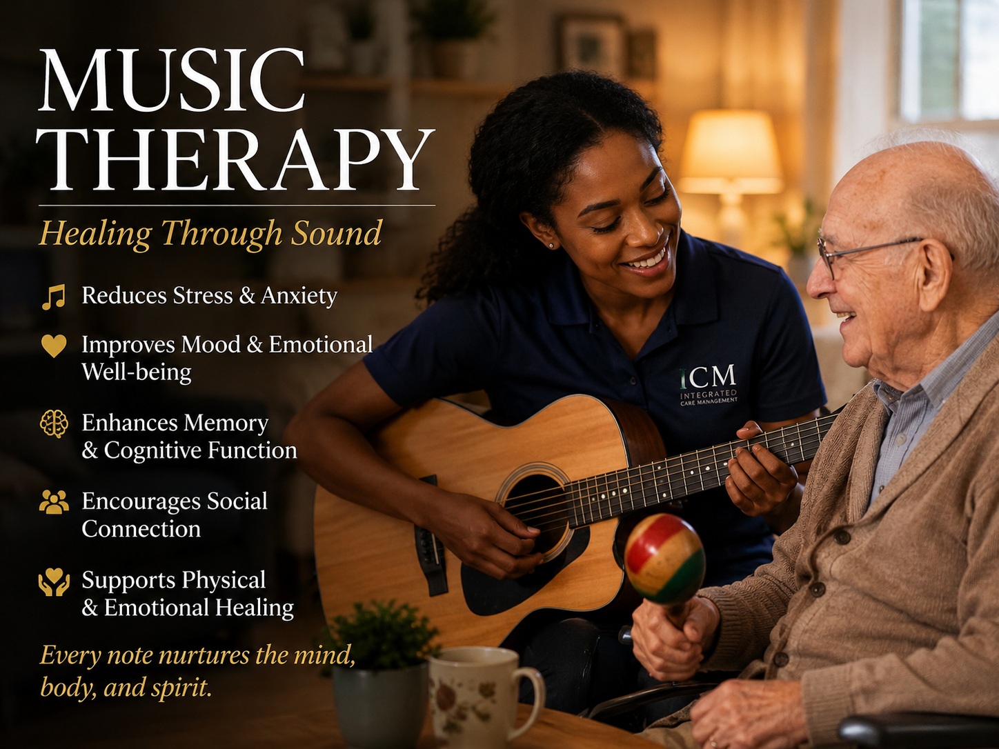 music in home care services